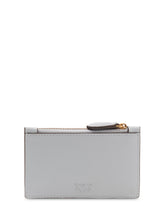 PINKO - Airone Card Holder with Front Logo - Blue - LIDIASHOPPING® - Official Website