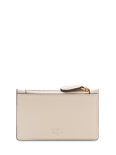 PINKO - Airone Card Holder with Front Logo - White - LIDIASHOPPING® - Official Website
