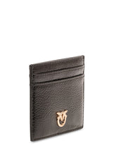 PINKO - Card Holder with Front Logo - Black - LIDIASHOPPING® - Official Website