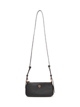PINKO - Half Moon Baguette Bag with Shoulder Strap - Black - LIDIASHOPPING® - Official Website