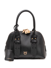 PINKO - Mini Bowling Bag with Zip and Handles - Black - LIDIASHOPPING® - Official Website