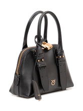 PINKO - Mini Bowling Bag with Zip and Handles - Black - LIDIASHOPPING® - Official Website