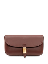 PINKO - Saddle Flat Pouch with Flap - Red - LIDIASHOPPING® - Official Website