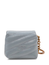 PINKO - Love Puff Airpods Case with Chain - Blue - LIDIASHOPPING® - Official Website