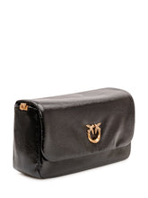 PINKO - Click Soft Baguette Bag with Flap - Black - LIDIASHOPPING® - Official Website