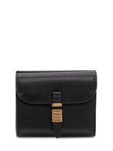 PINKO - Saddle Wallet with Flap and Front Closure - Black - LIDIASHOPPING® - Official Website