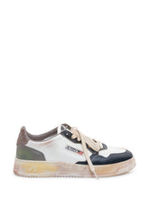 AUTRY - Low Top Medalist Sneakers with Lace Up and Panels - Multicolor - LIDIASHOPPING® - Official Website