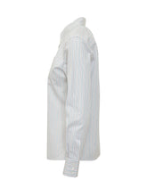 THE SEAFARER - Britt Striped Shirt with Pocket - White - LIDIASHOPPING® - Official Website