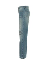 THE SEAFARER - Pantalone Curt in Denim con Tasche - Blu - LIDIASHOPPING® - Official Website