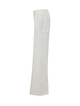 THE SEAFARER - Pantalone Laurent a Gamba Ampia - Bianco - LIDIASHOPPING® - Official Website