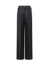 THE SEAFARER - Irony Pants with Belt - Blue - LIDIASHOPPING® - Official Website