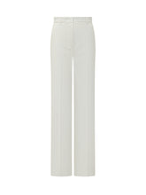 MAX MARA STUDIO - High Rise Tailored Trousers - White - LIDIASHOPPING® - Official Website