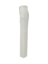 MAX MARA STUDIO - High Rise Tailored Trousers - White - LIDIASHOPPING® - Official Website