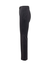 MAX MARA STUDIO - Pantalone Sartoriale Slim a Vita Alta - Blu - LIDIASHOPPING® - Official Website