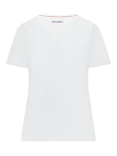MAX MARA STUDIO - T-shirt with Front Logo Print - White - LIDIASHOPPING® - Official Website