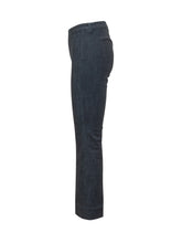 MAX MARA S - Straight Leg Denim Trousers - Blue - LIDIASHOPPING® - Official Website