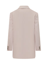 MAX MARA - Double Breasted Blazer with Peak Lapels - Pink - LIDIASHOPPING® - Official Website