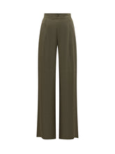 MAX MARA ELEGANTE STUDIO - Pantalone a Vita Alta - Verde - LIDIASHOPPING® - Official Website