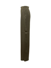 MAX MARA ELEGANTE STUDIO - Pantalone a Vita Alta - Verde - LIDIASHOPPING® - Official Website