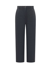 WEEKEND by MAX MARA - Pantalone Dritto a Vita Alta - Blu - LIDIASHOPPING® - Official Website