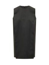 SPORTMAX - Pinstripe Dress with Belt - Black - LIDIASHOPPING® - Official Website