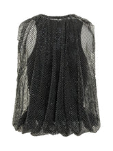 SPORTMAX - Top in Rete con Strass - Nero | Lidia Shopping | Official Website