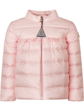 MONCLER KIDS - Piumino Nazife con Zip e Collo Alto - Rosa - LIDIASHOPPING® - Official Website