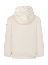 MONCLER KIDS - Giacca Nigar con Cappuccio e Zip - Bianco - LIDIASHOPPING® - Official Website