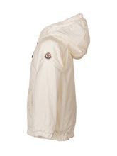 MONCLER KIDS - Giacca Nigar con Cappuccio e Zip - Bianco - LIDIASHOPPING® - Official Website