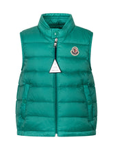 MONCLER KIDS - Amaury Padded Zip Vest - Green - LIDIASHOPPING® - Official Website