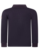 MONCLER KIDS - Long Sleeve Classic Polo Shirt - Blue - LIDIASHOPPING® - Official Website