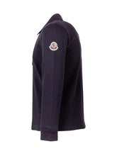 MONCLER KIDS - Long Sleeve Classic Polo Shirt - Blue - LIDIASHOPPING® - Official Website