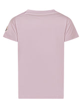 MONCLER KIDS - T-Shirt a Maniche Corte con Stampa Frontale - Viola - LIDIASHOPPING® - Official Website