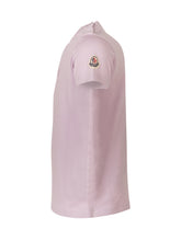 MONCLER KIDS - T-Shirt a Maniche Corte con Stampa Frontale - Viola - LIDIASHOPPING® - Official Website