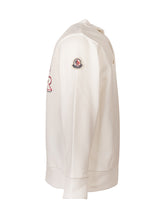 MONCLER KIDS - Crewneck Sweatshirt with Lettering Print - White - LIDIASHOPPING® - Official Website