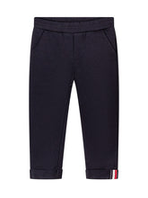 MONCLER KIDS - Elastic Waist Sweatpants - Blue - LIDIASHOPPING® - Official Website
