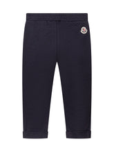 MONCLER KIDS - Elastic Waist Sweatpants - Blue - LIDIASHOPPING® - Official Website