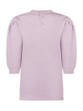 MONCLER KIDS - Crewneck Sweatshirt Dress with Puff Sleeves - Purple - LIDIASHOPPING® - Official Website