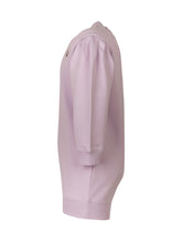 MONCLER KIDS - Crewneck Sweatshirt Dress with Puff Sleeves - Purple - LIDIASHOPPING® - Official Website
