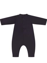 MONCLER KIDS - Tutina in Felpa con Logo - Blu | Lidia Shopping ® | Official Website
