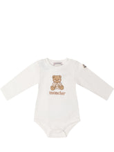 MONCLER KIDS - Bodysuit and Bib Set - White - LIDIASHOPPING® - Official Website