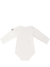 MONCLER KIDS - Bodysuit and Bib Set - White - LIDIASHOPPING® - Official Website