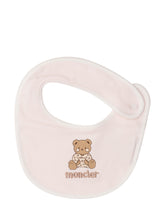 MONCLER KIDS - Bodysuit and Bib Set - White - LIDIASHOPPING® - Official Website