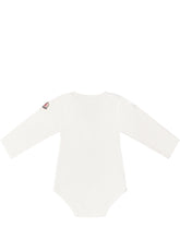 MONCLER KIDS - Completo Body con Bavaglino - Bianco - LIDIASHOPPING® - Official Website
