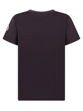 MONCLER KIDS - Short Sleeve Logo T-Shirt - Black - LIDIASHOPPING® - Official Website