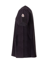 MONCLER KIDS - Short Sleeve Logo T-Shirt - Black - LIDIASHOPPING® - Official Website