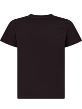 MONCLER KIDS - Short Sleeve Logo T-Shirt - Black - LIDIASHOPPING® - Official Website
