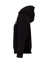 MONCLER KIDS - Hooded Sweatshirt with Logo - Black - LIDIASHOPPING® - Official Website