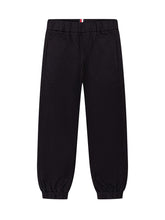 MONCLER KIDS - Pantaloni in Felpa - Nero - LIDIASHOPPING® - Official Website