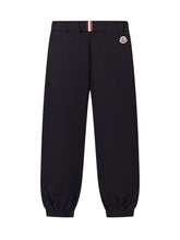 MONCLER KIDS - Pantaloni in Felpa - Nero - LIDIASHOPPING® - Official Website